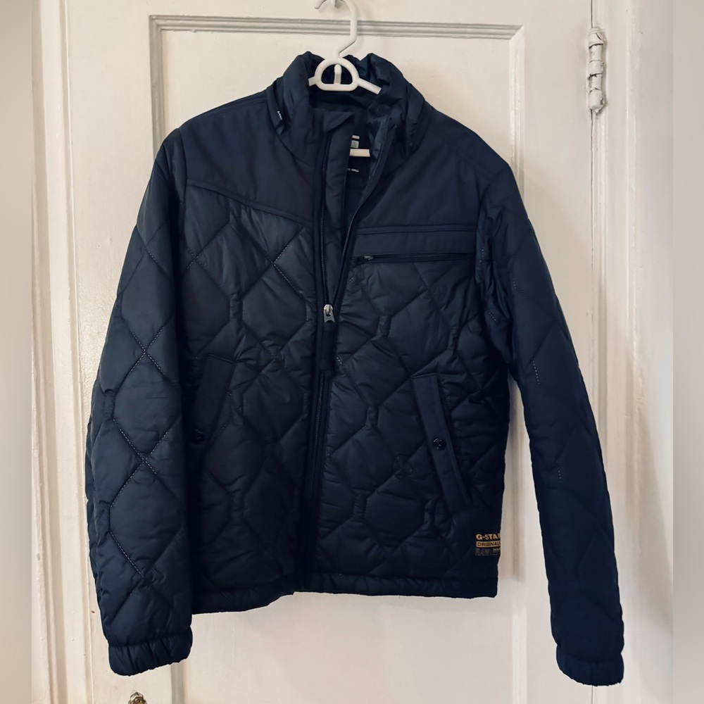 G-Star Black Bomber Jacket Varsity Style